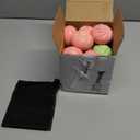 24 Pcs Dumpling Stress Balls Bulk 2.4 Inch Dumpling Fidget Toy Dough Stress Relief Bun Squeeze Toy with Storage Bag for Birthday Party Favors School Carnival Reward Gift