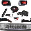 Dr.Acces E-Z-GO TXT Complete Ultimate LED Light Bar Kit with Turn Signals, Hazard Flasher, Horn and Brake fits EZGO TXT Electric Golf cart (Years 1994.5-2013)