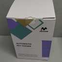 IMIPAW Automatic Cat Feeders, 3L Timed Cat Dry Food Dispenser with Desiccant Bags, Dual Power Supply, Programmable Portion Size, 6 Meals, 20 Portions Per Day, Auto Pet Feeder for Cats and Small Dogs (White)