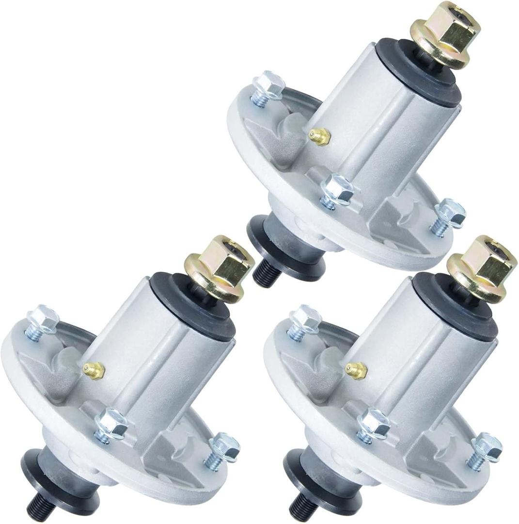 3 Pack AM143469 Spindle Assembly Replaces John Deere AM137483, AM136733, AM143469, AM134292, AM137097 for John Deere X300, X300R, X304, X310, X324, Z225, Z245 Lawn Tractors