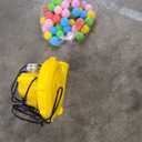 Inflatable Bounce House with Slide, Jumping Castle with Blower and Wave Pool, Basketball Rim, Long Tunnel