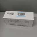 SheeChung 3 Pack Qtip Holder Bathroom Jar Set, Apothecary Mason Jar for Bathroom Vanity Home Storage Organizer, Qtip Dispenser for Cotton Swabs, Floss Picks, Farmhouse/Home Decor (Gold)