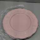 Spsyrine Pink Charger plates, 13 Inch Set of 6 Chargers for dinner plates, Serve ware Plate for Wedding Bulk, Parties, Christmas, Holiday Table Setting