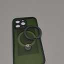 BERFY for iPhone 16 Pro Max Case, Compatible with MagSafe, Built-in 9H Tempered Glass Screen Protector and 360 Spin Magnetic Stand, Full Body Shockproof Matte Phone Case for 16 Pro Max 6.9", Green