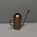 Watering Can Indoor Plants, 50 oz/1500 ml Metal Stainless Steel Watering Can Pot with Long Spout for Indoor House Plants Bonsai Outdoor Garden Flower Decorative(Copper) (Copper)
