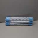 3 x The Dreidel Company 2-Pack Metallic Hanukkah Dreidels Theme Gift Wrap Design, Chanukah Roll 17.5" X 180" Inch - 15' Ft. Chanukah Wrapping Paper Roll