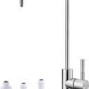 Drinking Water Faucet,Lead-Free Water Filter Faucet,Easy to Install Reverse Osmosis Faucets for Kitchen Bar Sink,Brushed Nickel SUS304 Stainless Steel