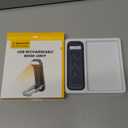 Glocusent USB Rechargeable Book Light, Portable Clip-on LED Reading Light, Reading Lights for Books in Bed with 3 Amber Colors & 5 Brightness Dimmable, Compact & Long Lasting, Perfect for Book Lovers (Dark Blue)