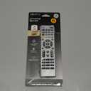 GE 4-Device Universal Remote Control, Designer Series, Brushed Nickel/Silver, 33709