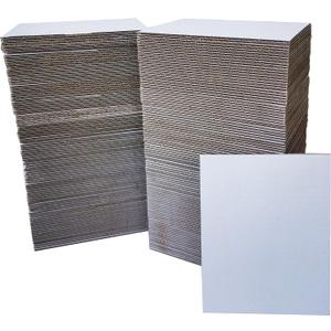 200 Packs 4x6 Inch Corrugated Cardboard Sheets, Premium White Corrugated Cardboard Divider Inserts Bulk Flat for Shipping, Mailing, DIY Dcor and Crafts.
