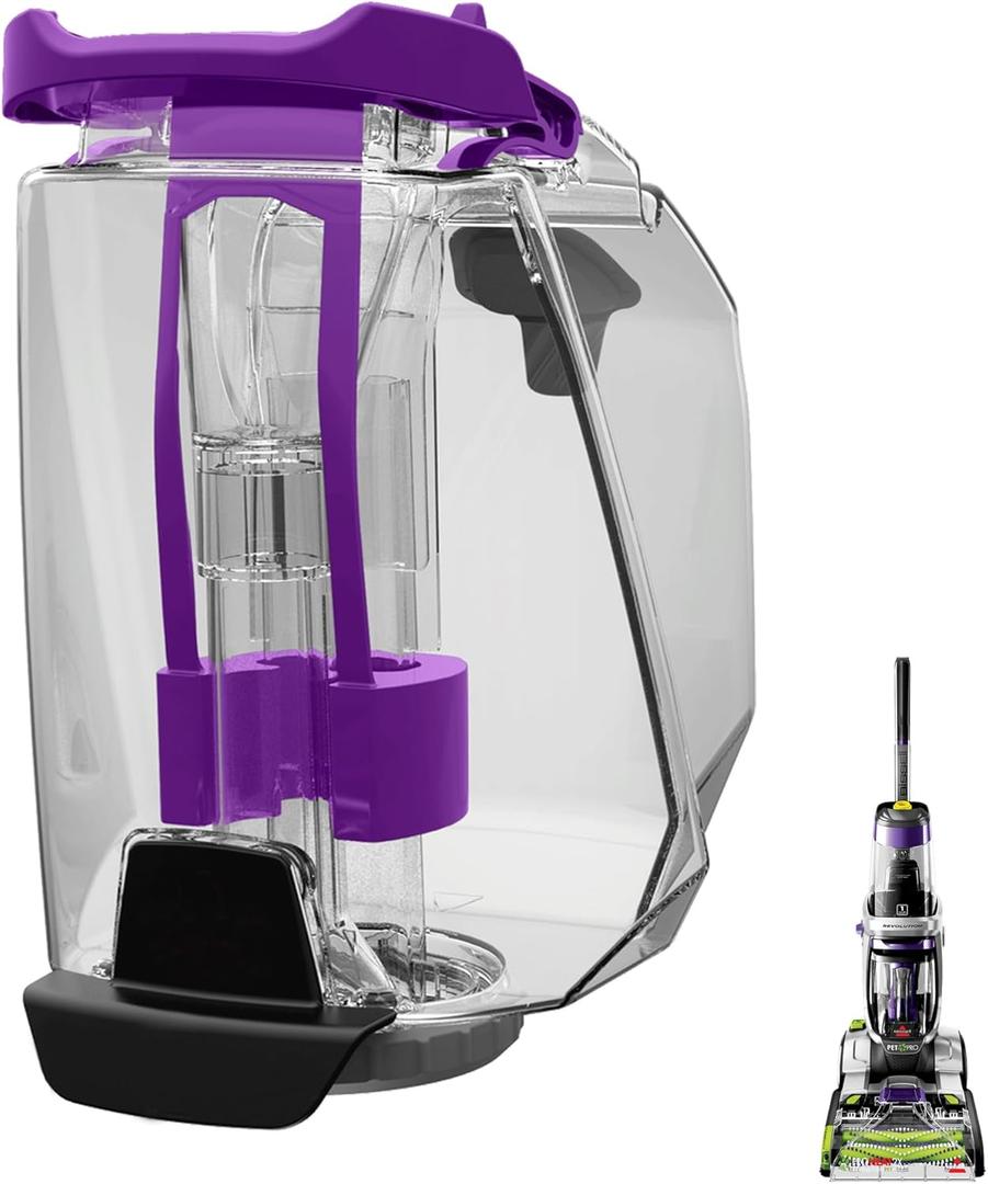 Replacement Black Dirty Tank Assembly for Bissell ProHeat 2X Revolution Pet Pro Carpet Cleaners - for Models # 3587, 3586, 3588F, and 3588