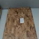 Ironwood Gourmet Large End Grain Prep Station Acacia Wood Cutting Board, 14 x 20-Inch, Brown