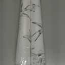 2 x Peel and Stick Wallpaper Black and White Contact Paper Floral Bird Wallpaper Boho Removable Wallpaper Decorative Self Adhesive Wallpaper Contact Paper for Cabinets Wall Paper 17.3" x 118"