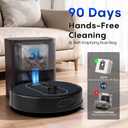 Robot Vacuum and Mop Combo, 6000Pa Robotic Vacuum with Mapping, Self-Emptying Station for 90 Days Hands-Free, LiDAR Navigation, Wi-Fi/App/Alexa Voice Control, for Carpets & Hard Floors