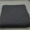 Cooling Comforter Queen Size, Double-Sided Cold Tech Fabric Quilted Bed Comforters Cooling Blanket for Hot Sleepers, Breathable Lightweight Summer Bedding, All-Season Ice Blanket, Dark Gray (Queen(90"x90"))