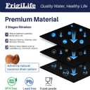 RWF5800A Refrigerator Water Filter Replacement for Frigidaire EPTWFU01 Pure Source Ultra II, Pure Source Ultra 2, EWF02, SCWFTCTO, CLCH128 GP006 DE022 and Pure Air Ultra 2 Air Filter 2 Combo