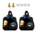 2pcs Battery Disconnect Switch 12V 24V, Heavy Duty Battery Shut Off Switch, Battery Power Cut Isolator Kill Switch, Battery Kill Switch for Car, RV and Boat (BDS0002)