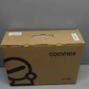 COMFIER Massage Seat Cushion, Back Massager with 8 Vibration Nodes & 5 Modes, Adjustable Chair Massage Pad with Heat for Home Office, Heated Chair Pad,Gifts for Men,Women (Dark Black)