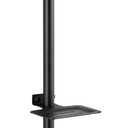 Aolemi Outdoor Shower Kit Fixtures Faucet System with High Pressure Showerhead Utility 2-Handle Exposed Shower with Brass Mix Valve 6 Inch Center with Soap Dish Matte Black