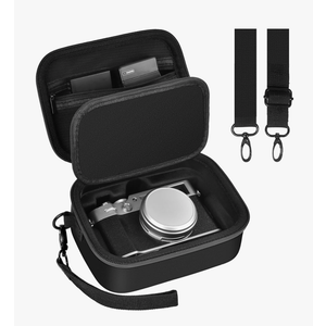 GWCASE Custom Camera Travel Case for Fujifilm X100VI Camera, Premium EVA Shell with Protective Dividers, Mesh Pockets for Fujifilm X100VI Accessories. Detachable Shoulder Strap & Handle (Case Only)