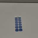 ohora Semi Cured Gel Nail Strips (N Cream Indigo) - Blue, Solid, Works with Any UV/LED Lamps, Salon-Quality, Long Lasting, Easy to Apply & Remove - Includes 2 Prep Pads, Nail File & Wooden Stick