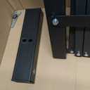 Expandable Garden Fence, Outdoor Retractable Traffic Fence, Metal Safety Barrier Gate for Industrial or Residential Use(Black) Only 1