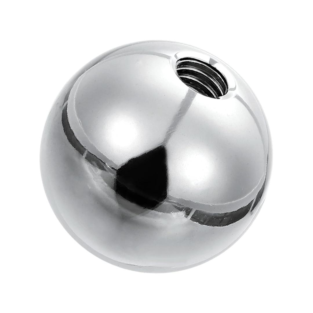 PATIKIL M10x40mm Ball Nuts Knob, 1pcs 304 Stainless Steel Round Solid Blind Hole Decorative Screw Cap Cover Machinery Handle Hardware