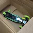 3 Wheel Scooter for Kids Ages 6-12,Kids Scooter with Light Up Wheels, Sturdy Deck Design, and 4 Height Adjustable Suitable for Kid Ages 3-12 (Green)