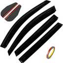 PSLER 4PCS Side Window Vent Visor Window Deflectors for Pathfinder 2022 2023 2024 Car Accessories Rain Guards Window Visors Vent Deflector