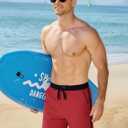 JEMLDL Men's Quick Dry Color Block Athletic Shorts