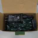 LED Bright Christmas Christmas Lights, Multicolor, Dark Green wire