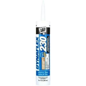 DAP Dynaflex 230 Premium Elastomeric Sealant, Clay, 10.1 Oz (7079818416) Set of 7