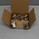 5-Pack Upgraded DG64-00473A Burner Control Dial Knob Range Oven Replacement Compatible with Samsung Gas Range/Oven/Stove,Sturdy Stainless Steel Reinforcement Ring