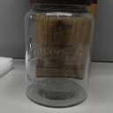 kitchentoolz Extra Large Mason Jar - 1 Gallon Glass Wide Mouth Jar with Airtight Wooden Lid, Food Storage Container with Measurement Markings For Kitchen Pantry, Pickling, Cookies, Flour & Sugar