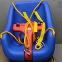 Little Tikes Snug 'n Secure Blue Swing with Adjustable Straps, 2-in-1 for Baby and Toddlers Ages 9 Months - 4 Years