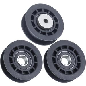 2 pack 587973001 Pulley with 587969201 Idler Pulley Replaces Husqvarna 5803643-01, 580364301, 596856601, 596856602, 5819040-01, 581904001 for Husqvarna LC221A L221A L321AH LC356AWD Lawn Mowers