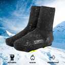 ROCKBROS Cycling Shoe Covers Winter Shoes Cover Warmer Water Resistant Thermal Bike Shoes Cover Windproof Bicycle Overshoes Shoescover for Men Women
