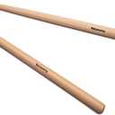 Marching Drum Sticks, Hickory Marching Snare Sticks, Oval Tip, 1 Pair | Heavy duty 16"x0.8" marching sticks with oval wood tip. Professional snare drum sticks 1 pair.