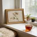 Vintage Gold Framed Wall Art Rustic Wildflower Painting Picture Wall Decor Floral Botanical Poster Print Artwork for Living Room Bedroom Farmhouse Office Home Decoration 12x16inch