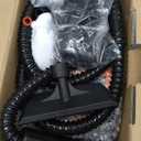 Steam Cleaner for Home & Car, 15s Fast Heat Handheld Steamer for Cleaning, 1.6L Large Tank, 3-Level Steam Control with 16-Piece Accessories Kit for Floors, Couches, Tiles, Grout, Dirt, and Grease (Orange)