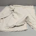 MIULEE Decorative Throw Pillow Covers Neutral Linen Fringe Throw Pillows Euro Shams Set of 2 Natural Beige Boho Farmhouse Cushion Covers for Couch Sofa Bed Living Room Spring Home Decor  2Pack 21x21