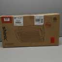 Shinic Electric Garage Heaters with Remote Control, 1500W/750W Ceiling Mounted Radiant Quartz Heater with Work Light, 90 Rotation, 5 Mode Settings, Electric Heater for Garage, Shop, Patio Large Room