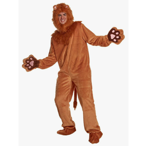 Morph Lion Costume Adult - Lion Costumes for Men - Animal Halloween Costume for Adults - Fun Dress Up Outfit XL