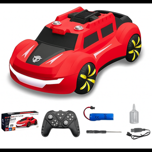 ECBANLI Remote Control Car RC Drift Car 2.4GHz 4WD High Speed Model Vehicle with LED Lights Drifting Tire Racing Sport Toy Car for Adults Boys Girls Kids Gift, Red ECBANLI Remote Control Car RC Drift Car 2.4GHz 4WD High Speed Model Vehicle with LED Lights Drifting Tire Racing Sport Toy Car for Adults Boys Girls Kids Gift, Red