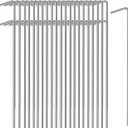 Oligei 45 Pack Tent Stakes, Stakes for Outdoor Decorations, Tent Stakes Heavy Duty, Metal Stakes, Tent Garden Stakes for Gardening & Canopies, Outdoor Christmas Decorations