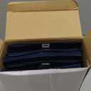 Geyee 100 Pcs Clasp Manilla Envelopes 6 x 9 Inch Gummed Colored Envelopes for Storing or Mailing for Home Office Business Supplies(Dark Blue)