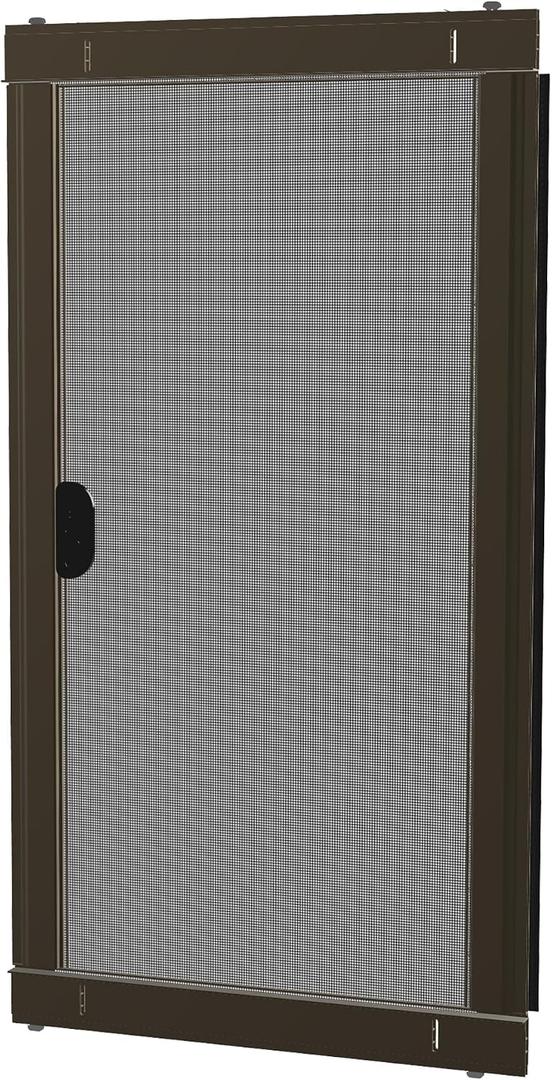 Petscreen® Dog & Cat Resistant Assembled Sliding Patio Door Screen - The Perfect Patio Screen Door for Families and Households with Pets! (Bronze, 30")