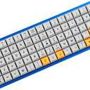 YMDK 75 Keys DSA Dye Sub PBT Keycaps Suitable for Ortholinear Layout MX Keyboard XD75 ID75 Planck Preonic Niu40 (Only Keycap)