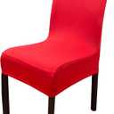 Stretch Spandex Folding Chair Cover Red, 27x16x16 inch
