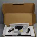 YAYIT 6 Colors Picture Lights for Wall, 16in Battery Operated Picture Light Rechargeable with Remote Timer, Dimmable Art Light for Wall Painting, Display, Gallery, 4 Pack (Black)